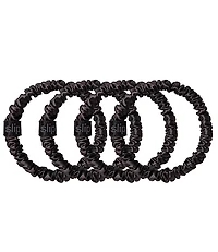 Slip Silk Black Skinny Scrunchies