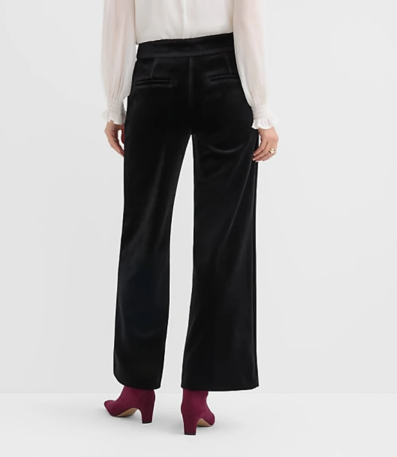 Tall Clean Wide Leg Pants Velvet