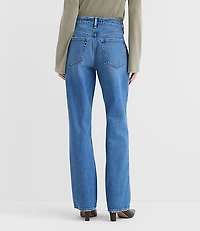 Rivete Mid Rise Relaxed Straight Jeans Vintage Wash