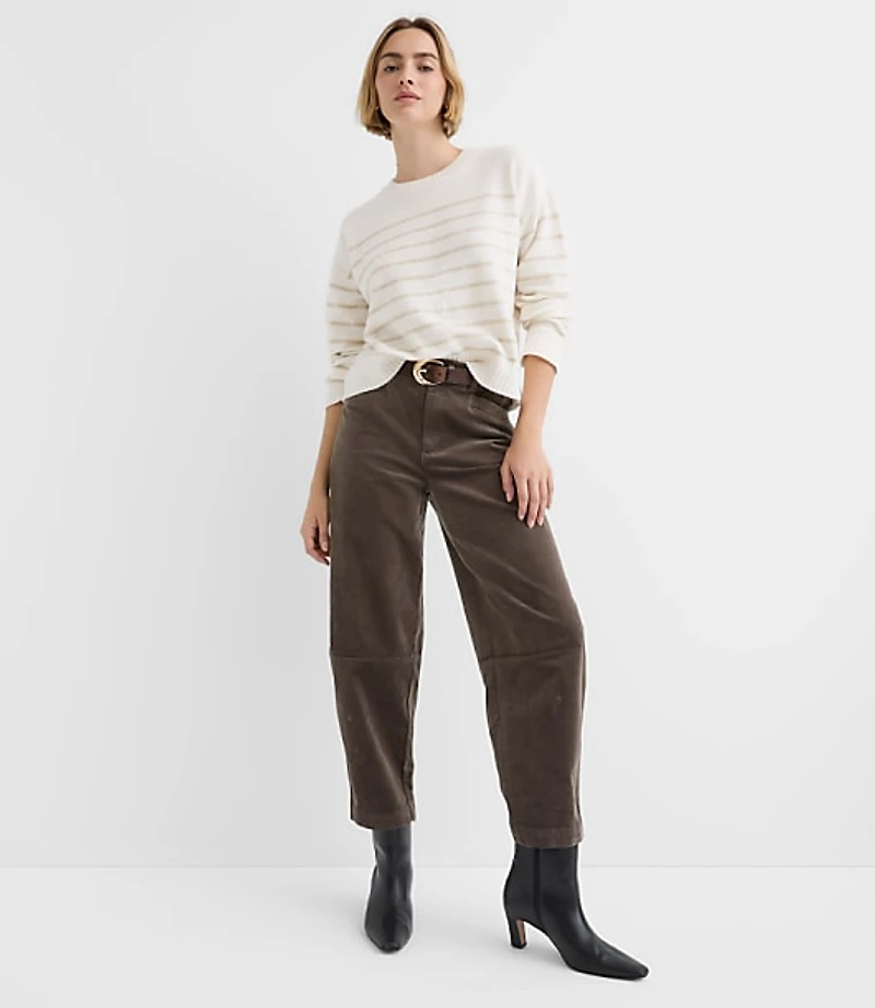 Shimmer Stripe Relaxed Everyday Sweater