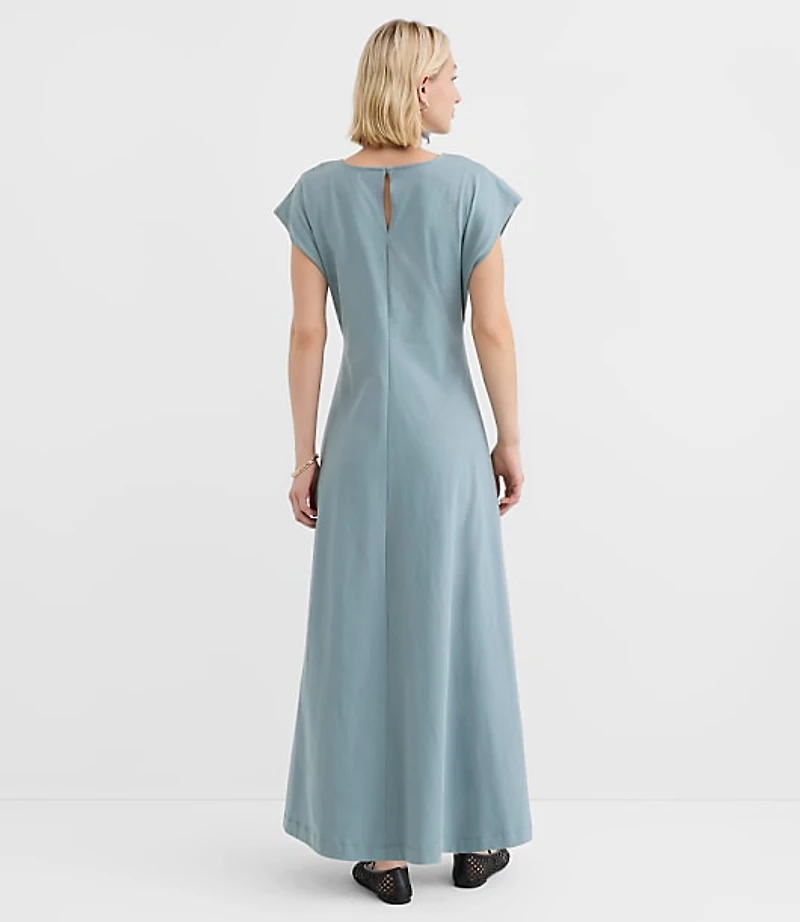 Seamed Sheath Maxi Dress