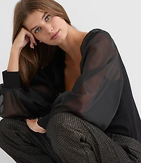 Petite Riviera Slim Pants Shimmer Geo Jacquard