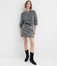 Petite Tinsel Fuzzy Sweater