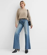 Petite Shimmer Relaxed Everyday Sweater
