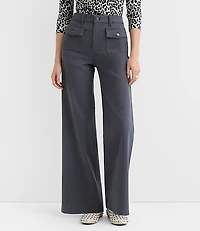 Palmer Wide Leg Pants Twill