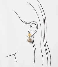 Sparkle Bauble Drop Earrings