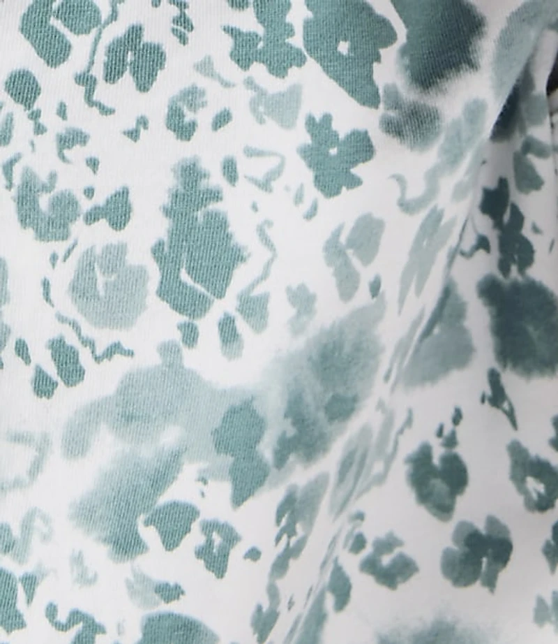 Haven Well Within Organic Cotton Jersey Blurred Floral Pajama Top