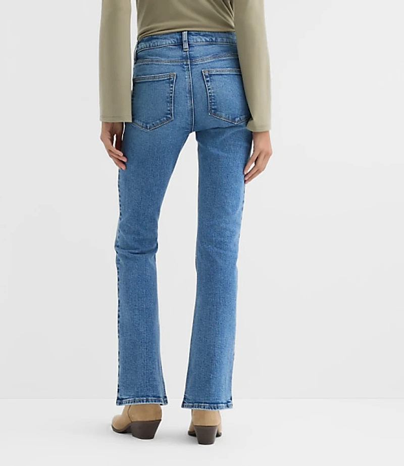 Rivete Curvy Mid Rise Boot Jeans Vintage Wash