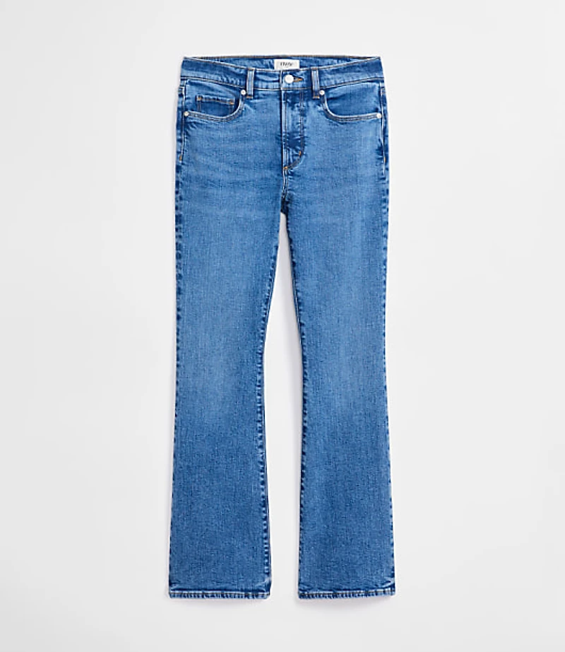 Rivete Curvy Mid Rise Boot Jeans Vintage Wash