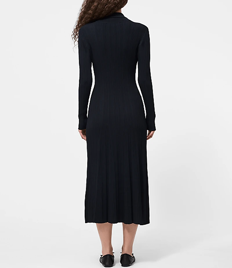 French Connection Crinkle Knit Maxi Dress