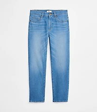 Rivete Petite Curvy Mid Rise Slim Jeans Vintage Wash