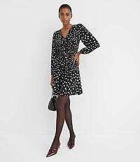 Petite Heart Double Tie Mini Dress