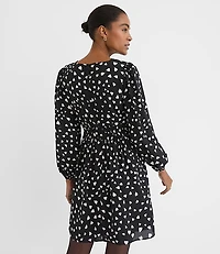 Petite Heart Double Tie Mini Dress