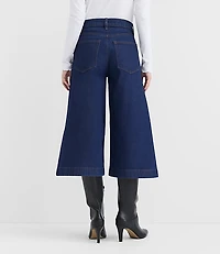 Rivete High Rise Gaucho Jeans Nova Wash