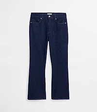 Rivete Petite Curvy High Rise Kick Crop Jeans Nova Wash