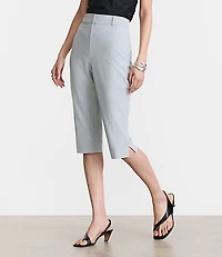 Petite LOFT Versa Seasonless Stretch Slim Crop Pants Heather