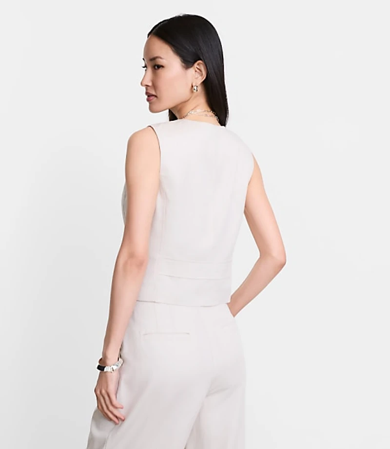 Petite LOFT Versa Pure Spun Pocket Vest