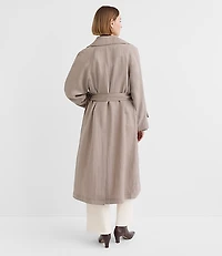 Tall Drapey Trench Coat