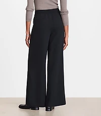 Petite LOFT Versa Crepe Drape Drawstring Pants