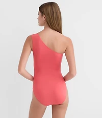 LOFT Beach Ring One Shoulder Piece Swimsuit