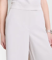 Petite LOFT Versa Crepe Drape Culottes