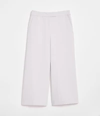 Petite LOFT Versa Crepe Drape Culottes