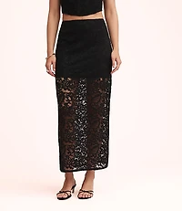 Lately Lace Maxi Skirt