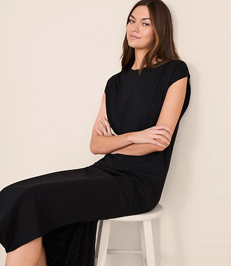 Lou & Grey Muscle Tee Midi Pocket Dress