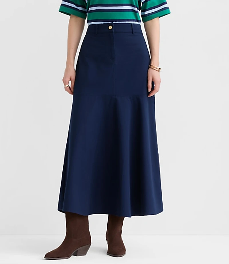 Petite Trumpet Midi Pocket Skirt