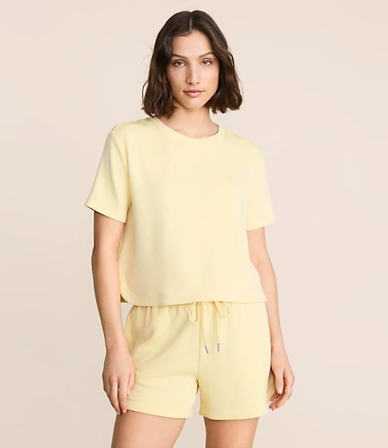 Lou & Grey Lightweight Scubasoft Rounded Hem Tee