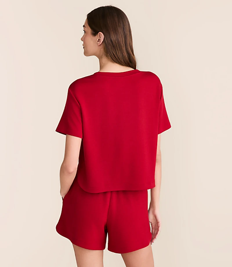 Lou & Grey Lightweight Scubasoft Rounded Hem Tee