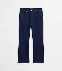 Rivete Tall High Rise Kick Crop Jeans in Nova Wash