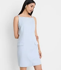 LOFT Versa Pure Spun Apron Mini Pocket Dress