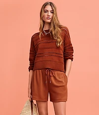 Lou & Grey Lightweight Scubasoft Rounded Hem Shorts