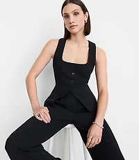 LOFT Versa Crepe Drape Tank Vest