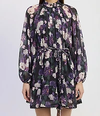 En Saison Jasmine Long Sleeve Mini Dress