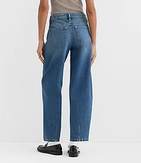 Rivete Tall Mid Rise Barrel Jeans Echo Wash