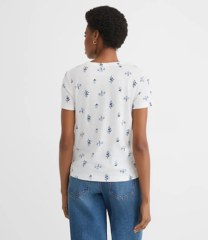 Floral Everyday Crew Tee