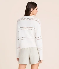 Lou & Grey Pointelle Striped Sweater