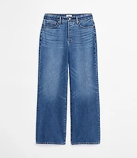 Rivete Tall Curvy High Rise Wide Leg Jeans Echo Wash