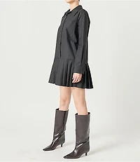 English Factory Colorblocked Shirtdress