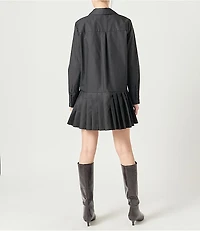 English Factory Colorblocked Shirtdress