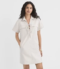 Bow Mini Pocket Dress