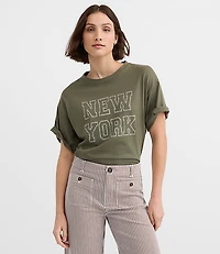 New York Oversized Jersey Tee