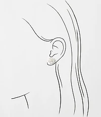 Sparkle Flower Stud Earrings
