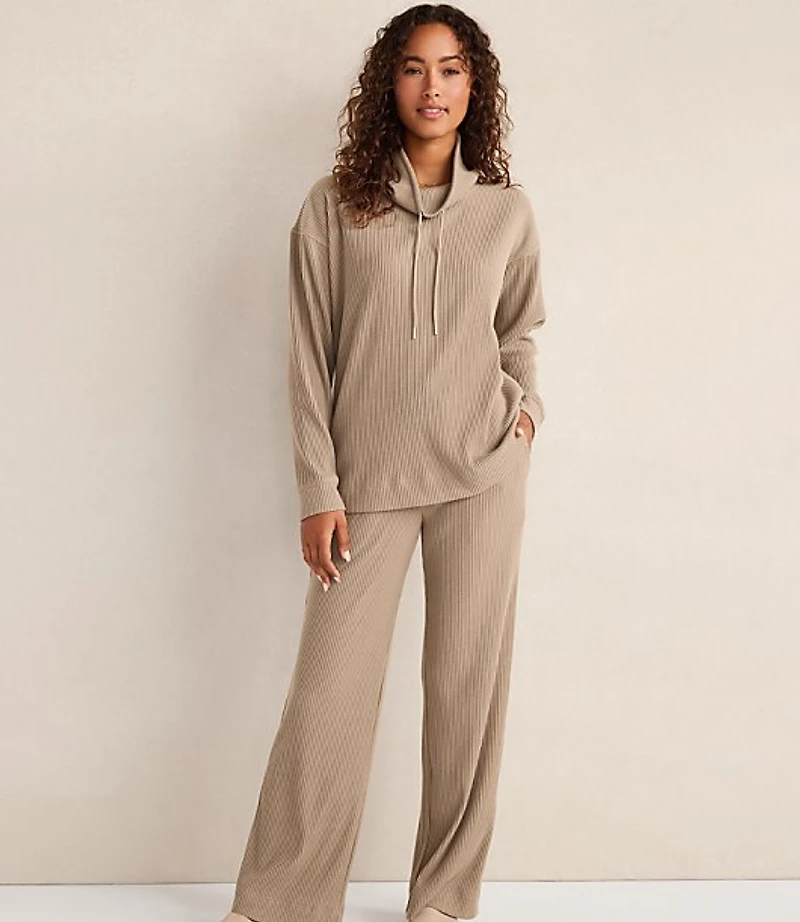 Haven Well Within Ottoman Rib Cowl Neck Top