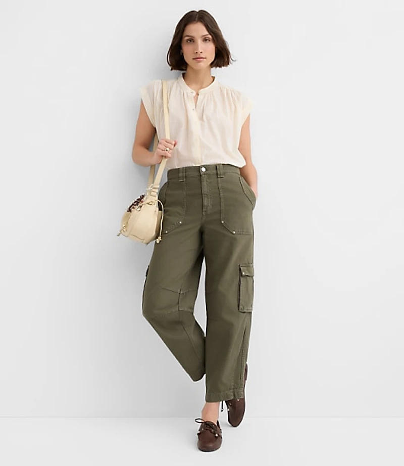 Petite Striped Everyday Dolman Shirt