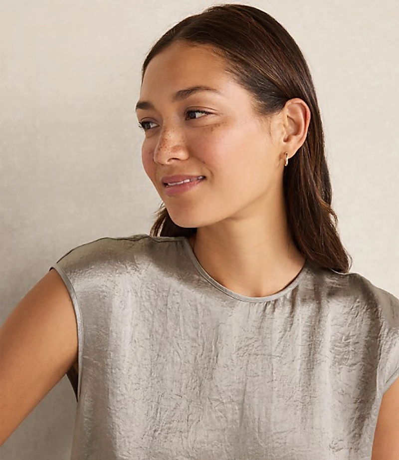 Haven Well Within Luxe Crinkle Shine Top