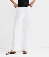 Petite Sawyer Pull On Pants in Linen Blend