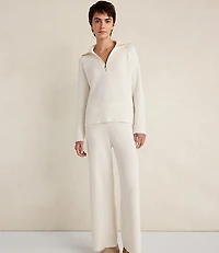 Haven Well Within Organic Cotton Cashmere Waffle Wide Leg Pants